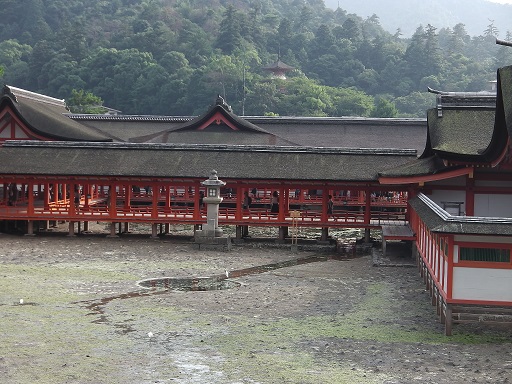 厳島神社の鏡の池